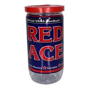 Red Ace NWT 2 Blue Official USHA Handballs Original Packing Vacuum Sealed.